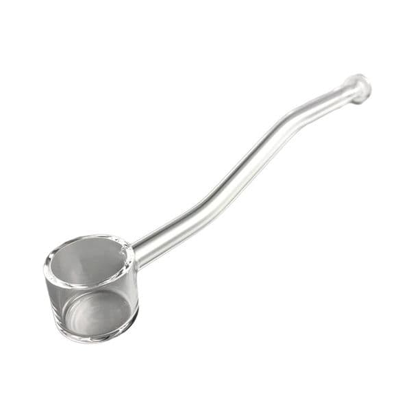 Goodsstore 6.5 Inch Mini Quartz Nectar Collector Straw Tube Hand Smoking Pipe Oil Burner Pipes 25mm Flat Top Quartz Banger