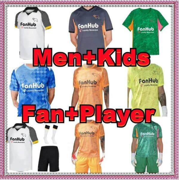 225 2026 Derby County Soccer Jersey THIRD COLLINS YATES OSBORN NYAMBE ADAMS JACKSON FORSYTH 25/26 home shirt is inspired by their 1995/96 Fans kids kit Football Shirt 88