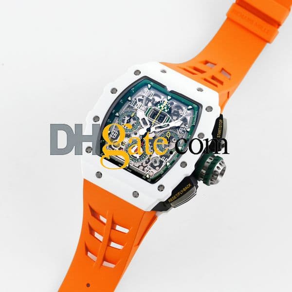 men watches designer coloured rAAAAA Montres Luxury men's watch m11-03 super clone watch lightweight transparent designer hollow chronograph Carbon fiber mli 47GH