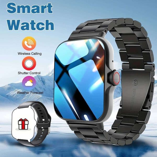 Smartwatch, Answer/Make Calls, Message Reminders, Multi-Sport Mode, Weather Forecast, Suitable For Men/Women