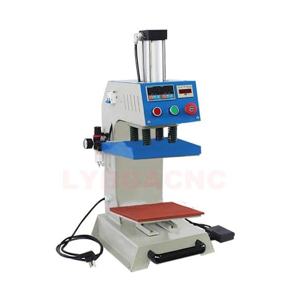 230x300MM Pneumatic Hot Stamping Machine Heat Transfer Press Printing Machine Hot Stamping Embossing Printer Single Station Embosser for DIY T-Shirt