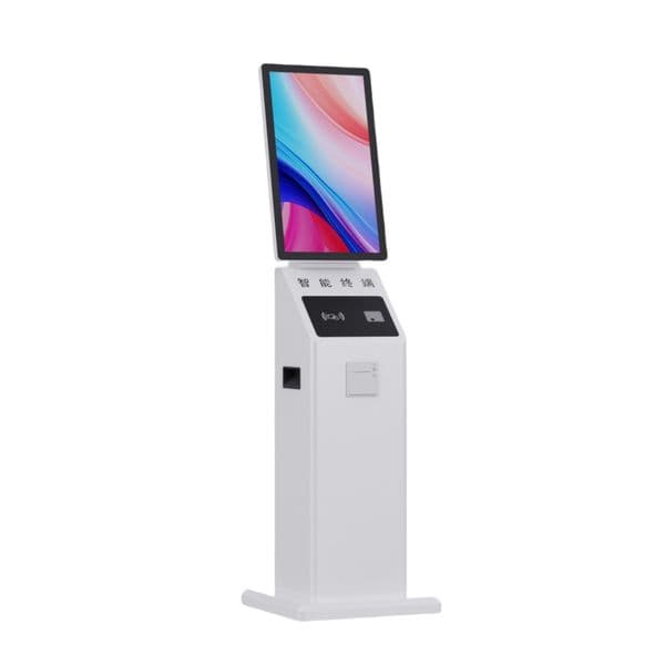 AI-Powered Smart Kiosk with 21.5-inch Screen and Built-in Mic for Seamless Customer Service