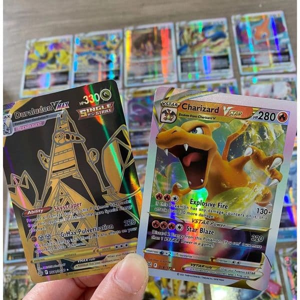 Party Pixie English Card Games Cards TCG Cards Dot Flash 30New ex 33Vstar Ultra Rare Rainbow Arceus DIY Card Packs Kids Shiny Gift