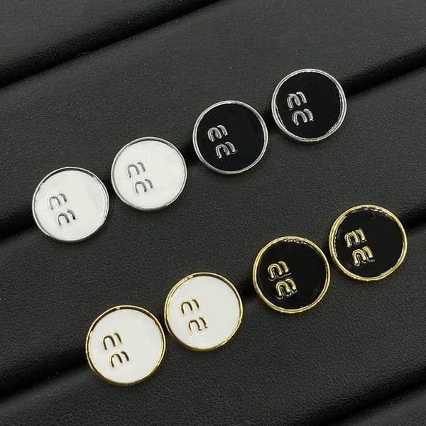 Women's Earrings Exquisite Small and Simple Earrings Classic Letter Design Enamel Glaze Earrings Brand Designer Earrings Various Jewelry Holiday Gifts