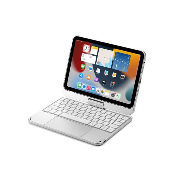 360 Degree Rotation Magic Keyboard Cases For iPad Mini 6 7 8.3 inch With Smart Touchpad Backlights Bluetoorh Cover Holder Case for Apple Macbook F83ATS New