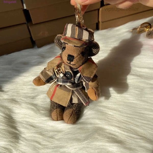 Car Fashion items Teddy Jewelry Bag Charm Plush Doll Keychain Cute Designer Bear Backpack Charms