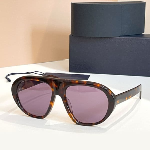 Designer Sunglasses Fashion Oversized Pilot Acetate Fiber Eyewear C05 Women And Men Luxury Sunglasses Outdoor Goggles UV400 Glasses With Box