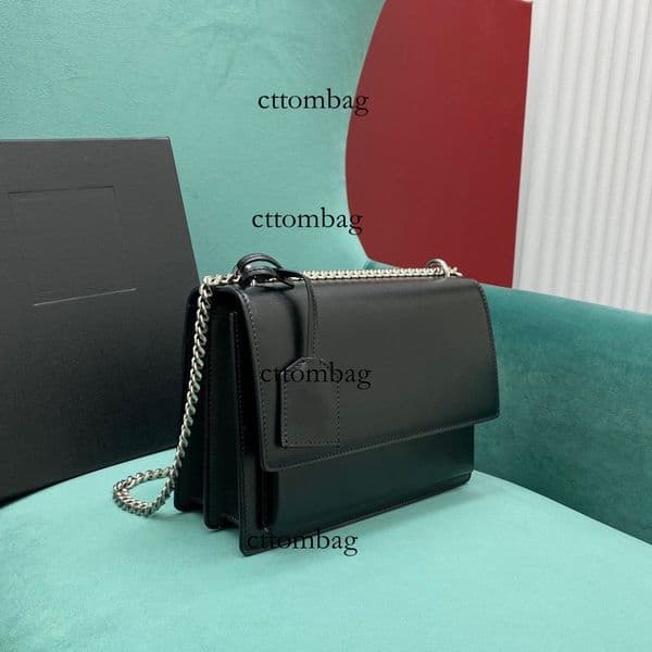 Sunset Shoulde bags Designer bag Handbags Wholesale Fashion Leather Bags New style Woman Lady handbag Crossbody bag Thread Cowhide Classic Chains Lock Tassel eb74