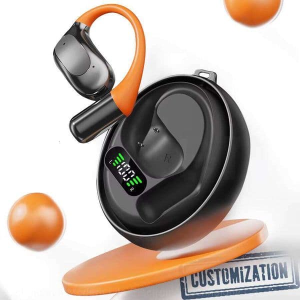 M113 Ear Hook Sports Earphones Rotating Wireless Earbuds with AI Noise Cancellation and Panoramic Surround Sound