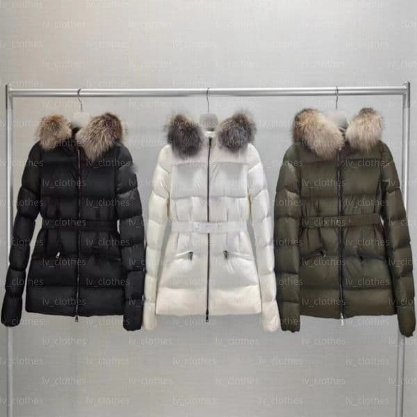 Women's winter jacket womens puffer jacket designer puffer coat women trench coat fashion luxury hooded coat embroidered badge girls new year gift White duck down