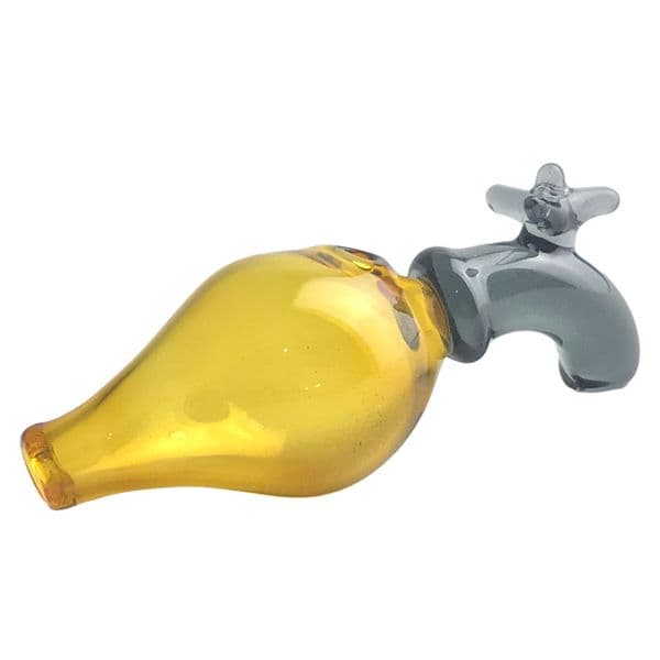 Goodsstore Yellow Faucet Glass Carb Cap Tool Thick Colorful Clear Caps Domeless Quartz Banger Smoking Nail Pipe