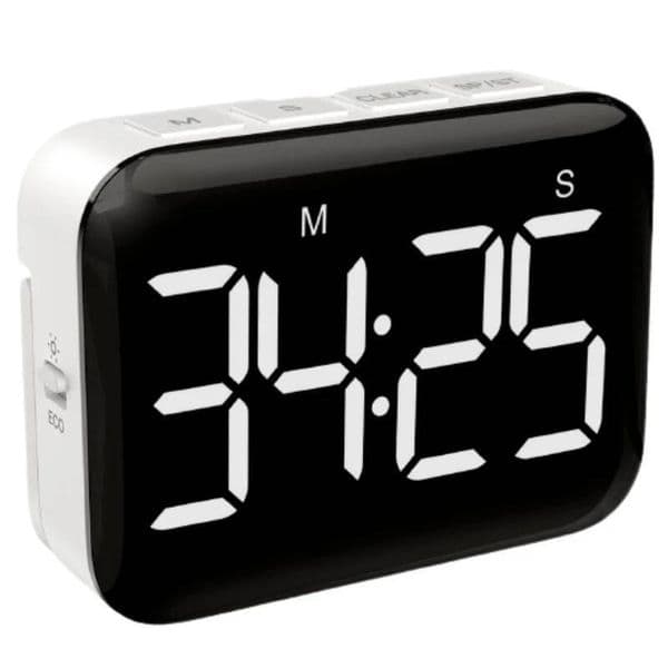 Countdown For With Count Up Large Display Magnetic Kitchen Timer For Cooking Classroom Office