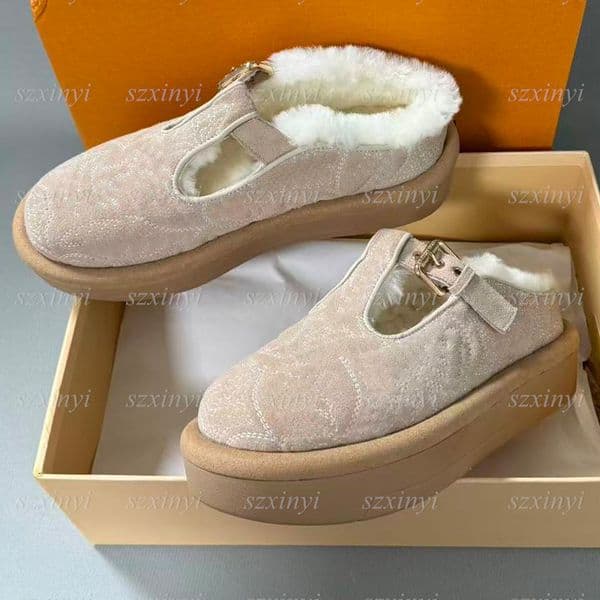 Premium Quality Fashion Suede Warm Slippers Women's Slides Gift for Women