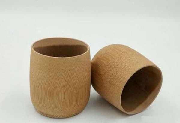 Carbonized Bamboo Cup Kung Fu Tea Accessories Handmade Natural Retro Styling Tea Cups