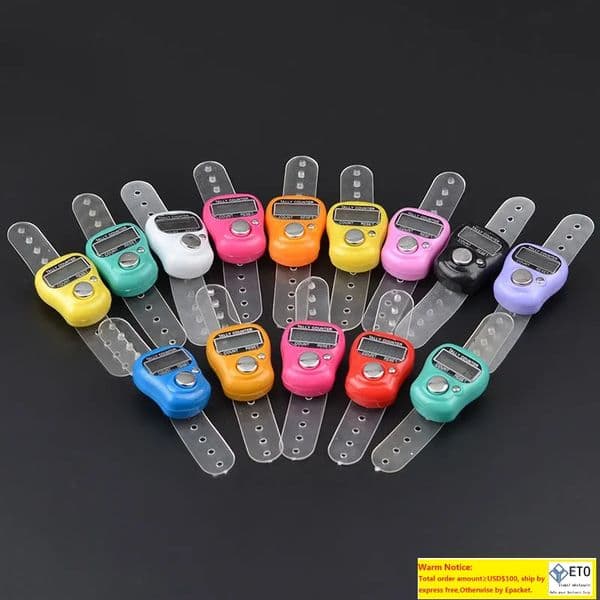 Muslim Finger Ring Counter Digital Tasbeeh Tasbih Contador De Anillos Musulmanes Muslimischer Fingerring-zahlzahler Muzulmanski Pierscien Licznika 21 LL