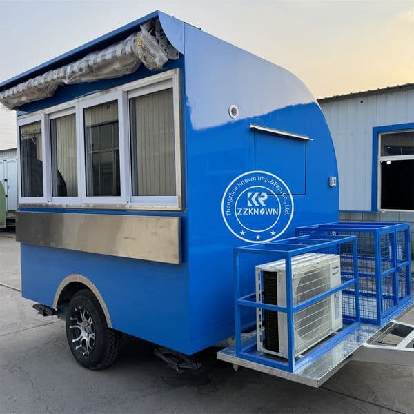 Factory Cheap Prices Food Truck Coffee Cart Outdoor Mobile Coffee Ice Cream Snack Bar Concession Food Shop Trailer For Sale