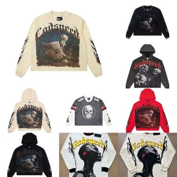 2025 designer hoodie godsppeed hoodies letter print hoody long sleeve man women streetwear pullover men fashion hoodies multicolor sweatshirt hoodie clothing 69c