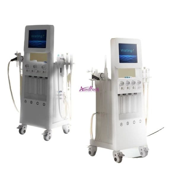 Hydra Oxygenation Facial Machine with Hydrodermabrasion, Oxygen Jet Peel, RF Skin Tightening, BIO Cold Therapy, and Spray Gun for Anti-Aging and Wrinkle Removal