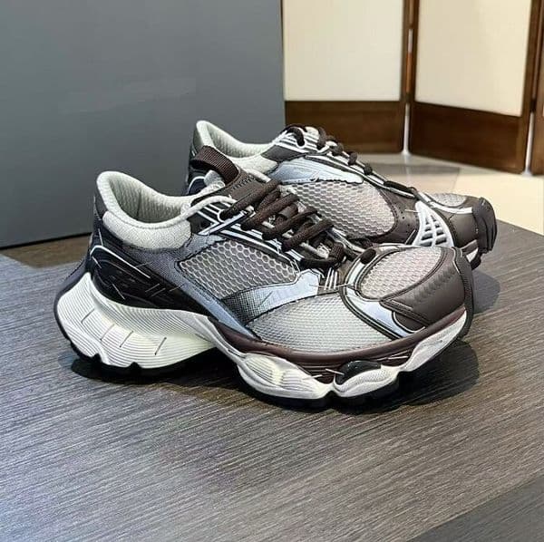 Luxurys Men Women Dress Shoes New Preppy Retro Chunky Sneakers for Women and Men Breathable All-match Platform Heels Mesh Lace-up Sporty Shoes Outdoor Tennis