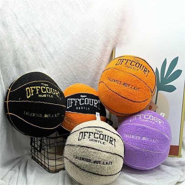 2026 New Cushions 25Cm Offcourt Basketball Pillow Anime Toy Stuffed Animals Soft Plush Children Gifts Doll Birthday Designer