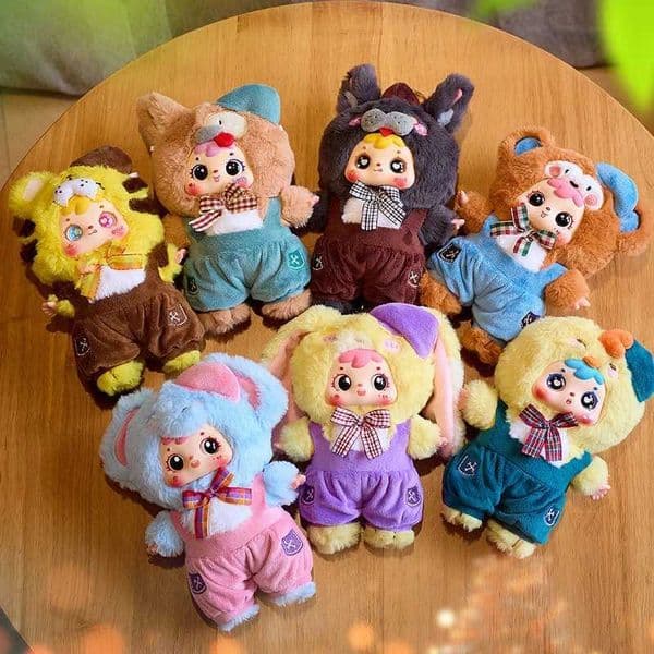 Samuel Coffee Shop Animals Blind Box Series Plush Toys Kawaii Backpack Doll Pendant Desktop Ornament Mystery Box Peripheral Gift X251025