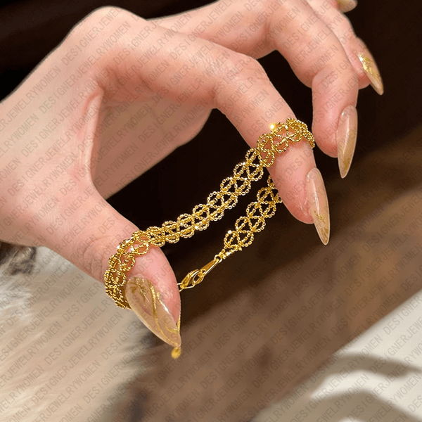 Designer Bracelet Bracelet for Women Lace Bracelets Wavy Bangle Satin Bangles Luxury Jewellery Designer for Women Elegant Romantic Minimalist Timeless Gift