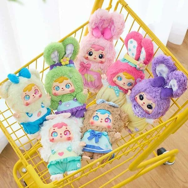 Samuel Little Bear Little Rabbit Happy Picnic Mystery Blind Box Vinyl Plush Pendant Backpack Doll Girl Birthday Surprise Gifts X251025