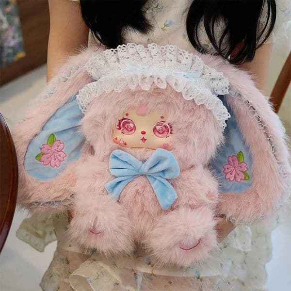 Hot New San Xiao Mao Samuel Rabbit Elf 680 Big Baby Plush Blind Box Model Cute Girl Christmas Gift Toy Ornament X251025