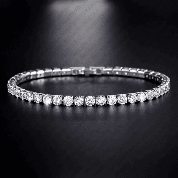 Designer Bracelet Bracelet for Women Tennis Bracelets Full Pave Bangle Silver Bangles Luxury Jewlery Designer for Women