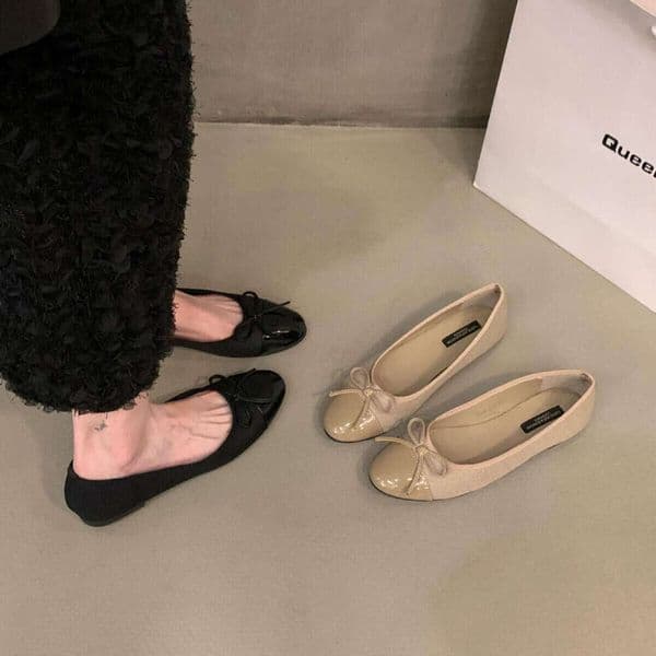 Flat Black Evening Gentle Single Shoes for Women 2025 New Summer Small Fragrance Style Elegant Commuter Loafers