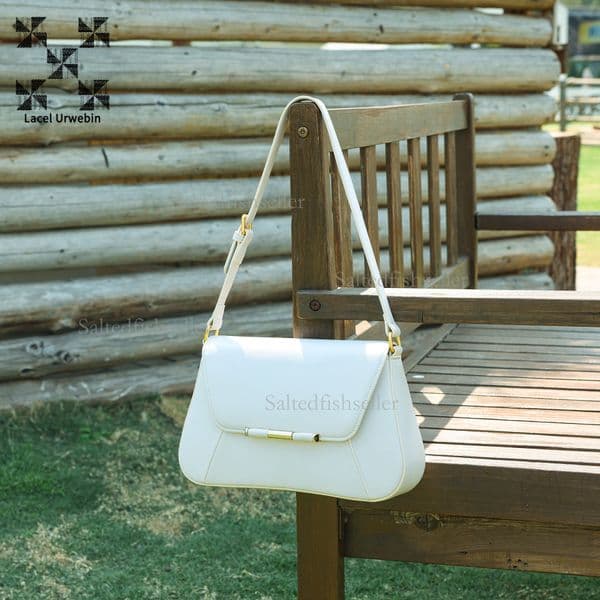 Lacel Urwebin Designer Spring New Envelope Banquet Bag Fashion Shiny Casual Simple Handbag Trendy Women's Splicing Single Shoulder Crossbody Bag