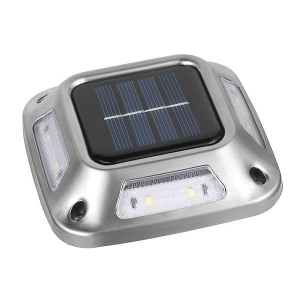 Solar Ground Light Waterproof 8 LEDs Warm Light Solar Garden Lamp Outdoor Courtyards Driveway Marker Light