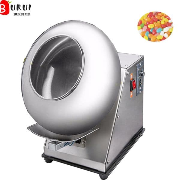 Snack Seasoning Machine Almond Sugar Syrup Small Candy Chocolate Coating Machine