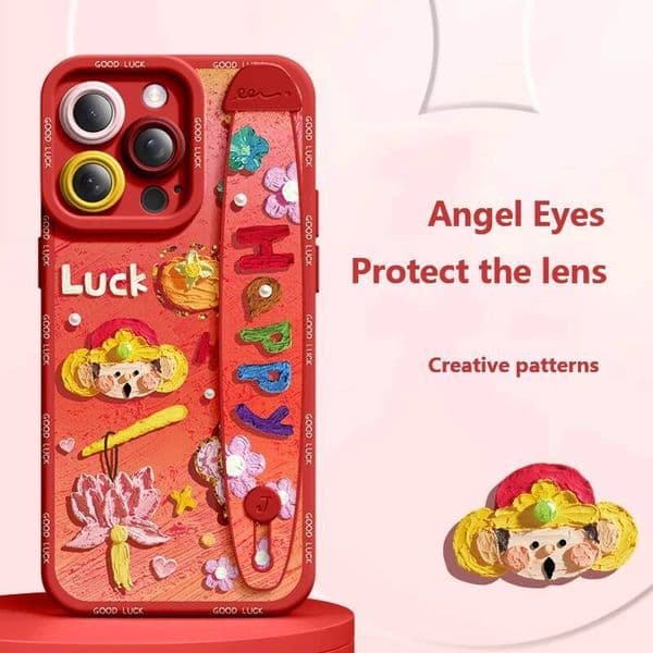 Deluxe Case For iphone16 15 14 13 12 11 Pro Max X XR Xs Silicone Advanced Cell Phone Protective Cover Anti-fall Clay Painting