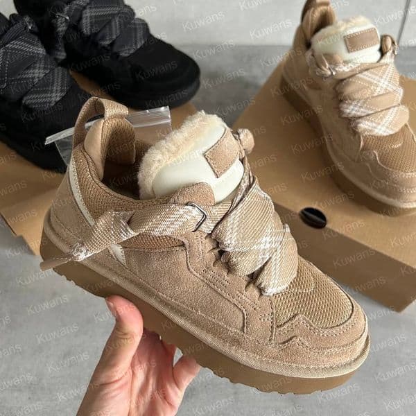 Designer Lowmel Sneakers Trainers Casual Shoes Boots Highmel Tasman Tazz Slippers Womens Suede Chestnut Sand Wool Sheepskin Winter Cold Fall Size 35-42