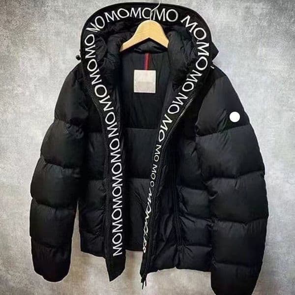 Mens Down Winter Jacket Waterproof Fur Hooded Puffer Coat for Cold Weather Winter Parka Outerwear