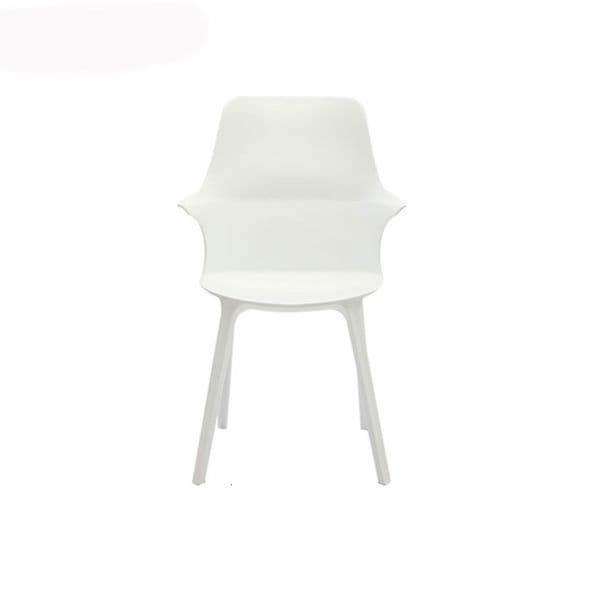 Nordic Style Plastic Dining Chair with Backrest, Leisure Coffee Seat for Home Outdoor Use, Creative Table and Chair Set Wholesale,23.23''D, 23.82''W, 37.6''H)