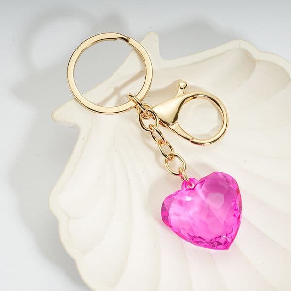 Designer keychain heart shape keychain cute couple bag pendant fashionable keychain for women free shipping Valentine's Day gift Keychain wallet Birthday Gift