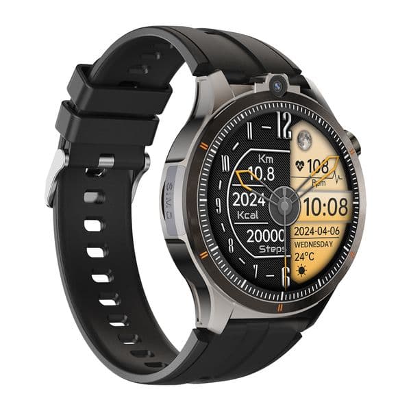 Advanced 4G smartwatch equipped with dual cameras, perfect for technology enthusiasts and daily use, is a must-have for connecting smart wearable devices