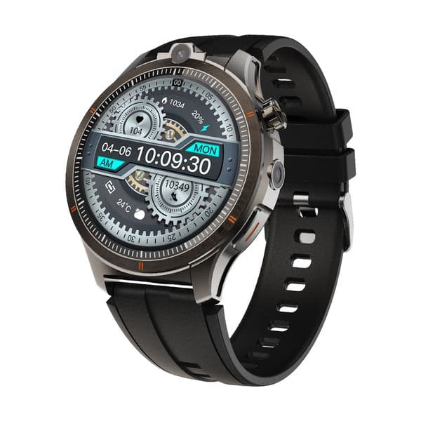 Advanced 4G smartwatch with dual cameras -1.43-inch AMOLED screen, perfect for tech enthusiasts and daily use, essential for smart connected wearable devices