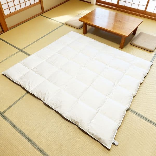 85% White Goose Feather & 15% White Goose Down Comforter, 230x220cm, Premium Down Bedding for Warmth & Comfort