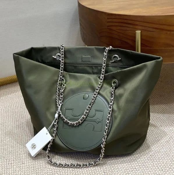 Nylon Chain Tote Bag Oxford Cloth Waterproof Commuter Large Capacity T B Shoulder Bag Handheld Womens Bag zz