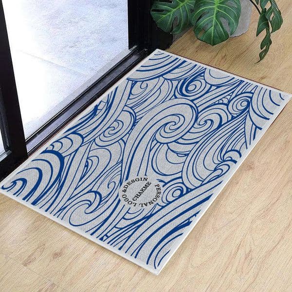 Personal Desgin Soft & Durable Quick-Absorbent Linen Floor Mat - Ideal for Home Use
