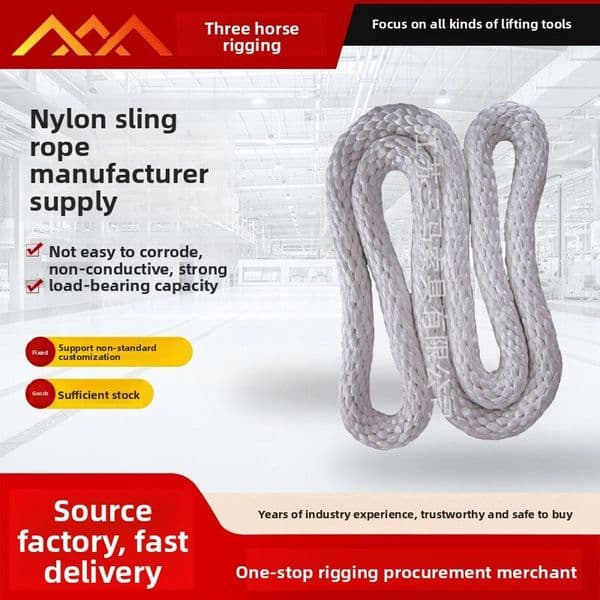 Circular Fully Handwoven Nylon Hardware Rigging Lifting Rope Bulk Purchase Discount