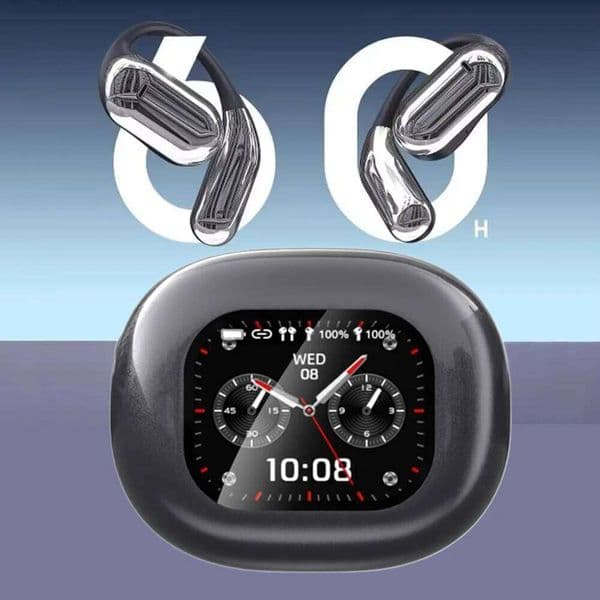 UYUXIO Real Time AI Translation Earbuds 144 Languages OWS Open Translating Earphone With LCD Screen Ear Buds Headphone