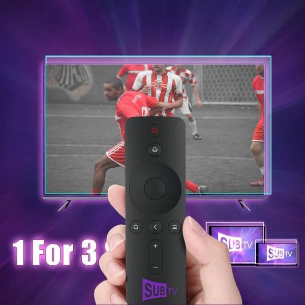SUB Universal Home Remote Control: Smart TV Set Top Box 4K Device Compatible 24 Hours Free Demo
