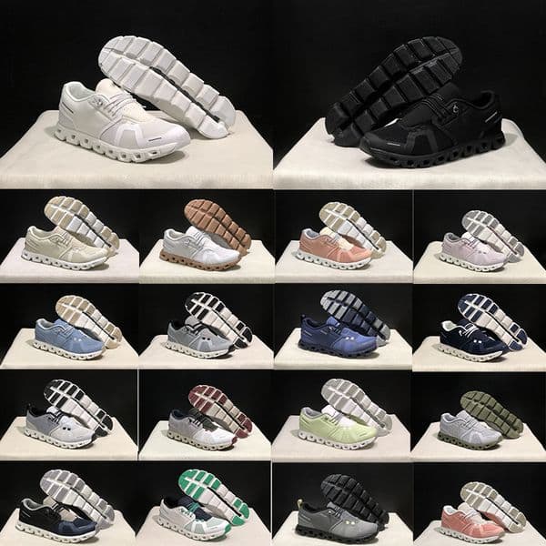 Ons Cloud Mens shoe Oncloudswomen 5 black white pink hiking shoe Breathable sports hotsale