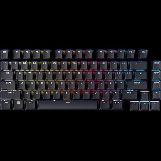 CORSAIR ABS DOUBLE-SHOT PRO KEYCAP MOD KIT - Black - NA/UK Layout