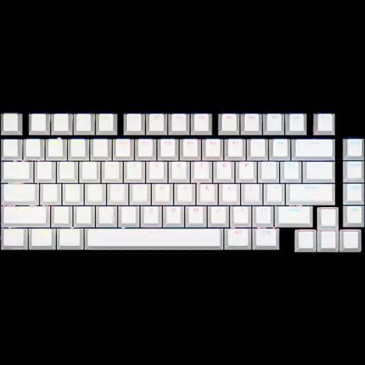 CORSAIR ABS DOUBLE-SHOT PRO KEYCAP MOD KIT - White - NA/UK Layout