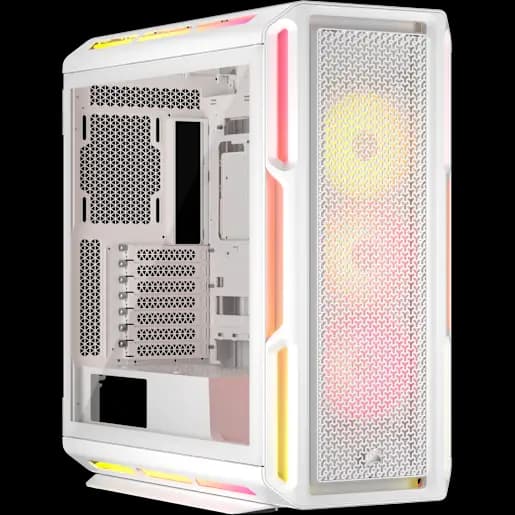 CORSAIR Case per PC mid-tower ad alte prestazioni iCUE LINK 5000T LX RGB - Bianco